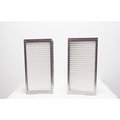 Aaf Flanders Hepa Filter 24In X 12In X 11-1/2In Pneumatic Filter Element, 2PK 0-007-W-03-05-IU-51-00-GC-F